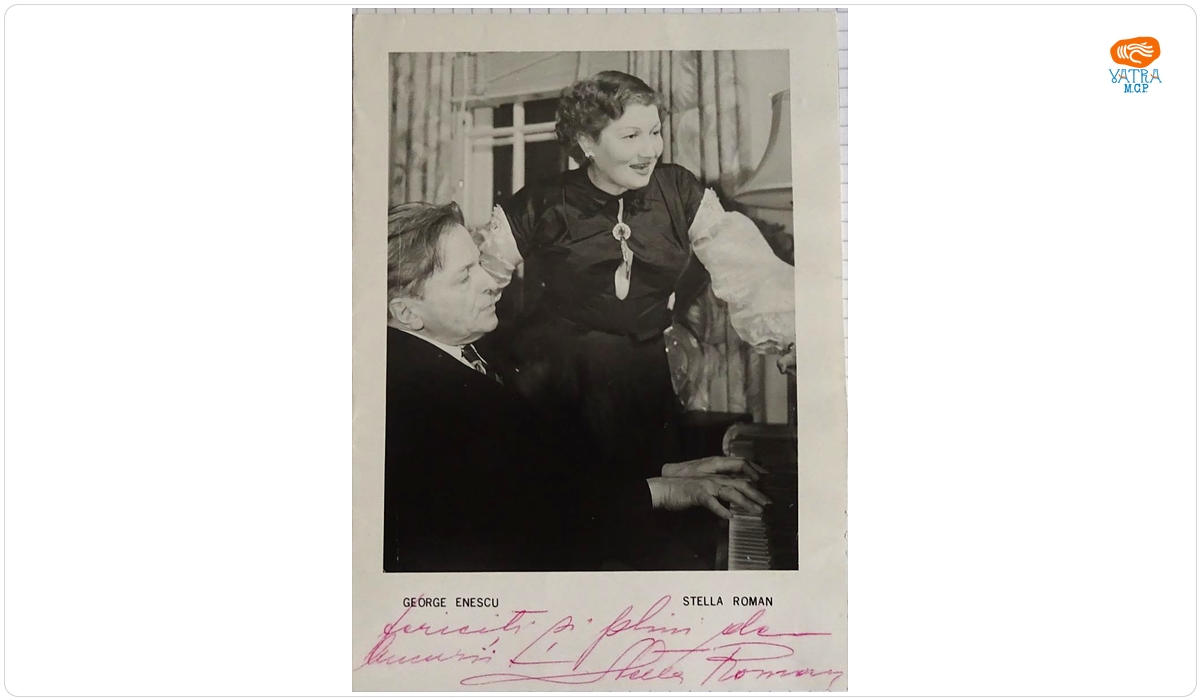 George Enescu împreună cu Stella Roman