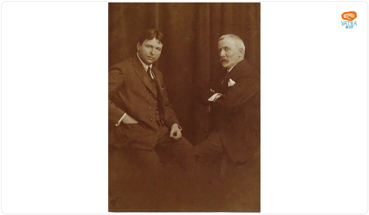 George Enescu alături de compozitorul și dirijorul francez Henri Constant Gabriel Pierné