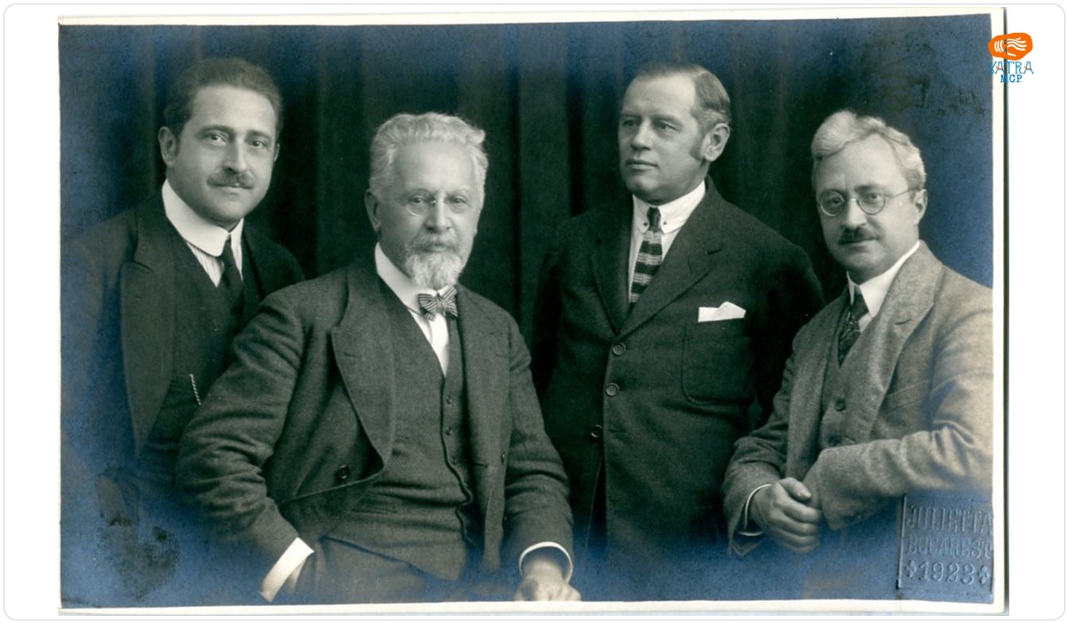 Atelier Julietta București — Cei 4 membrii ai Cvartetului de coarde Rosé: Paul Fisher, Arnold Rosé, Anton Rusitska, Anton Walter