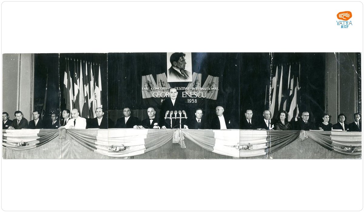 Juriul primei ediții a Concursului și Festivalului „George Enescu”, București, 1958