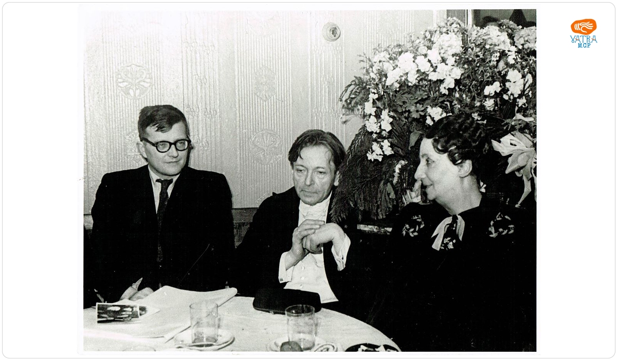 George Enescu, Maria Cantacuzino Enescu, Dimitri Șostakovici