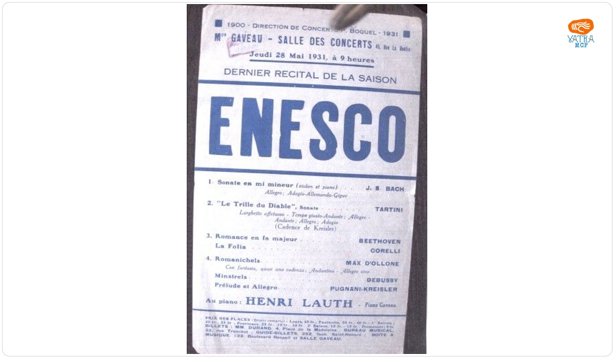 Afiș-program 28 mai 1931