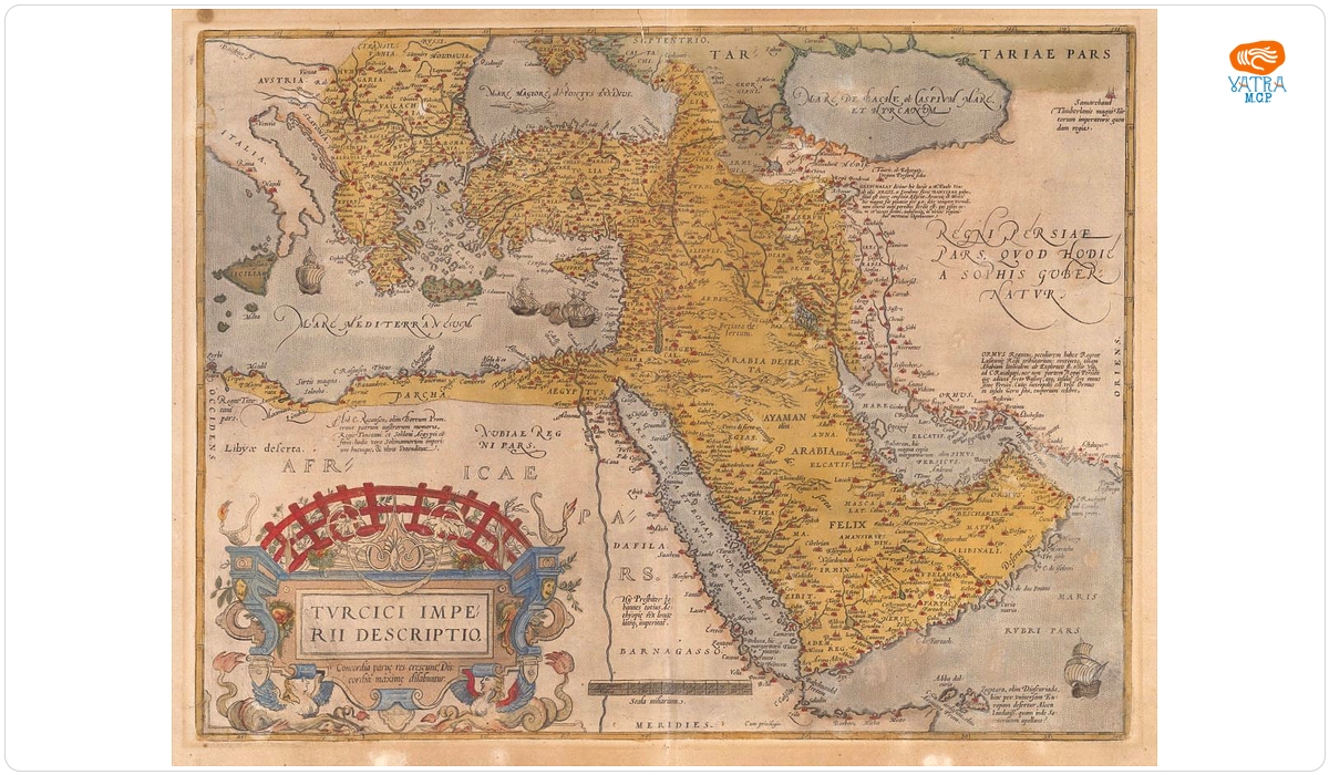 Abraham Ortelius — Turcici Imperii descriptio; (Imperiul Turcesc)