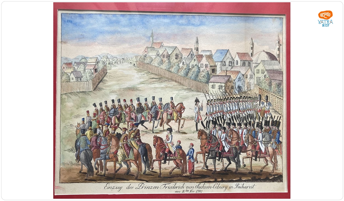 Trupele austriece conduse de feldmareșalul Frederic Josias de Saxa Coburg intră în București 1789