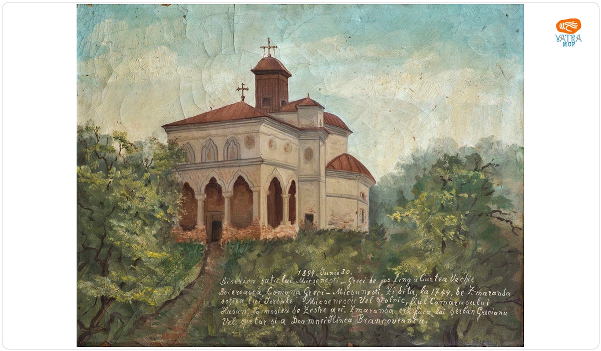 Biserica satului Micșunești, Grecii de Jos, Ilfov