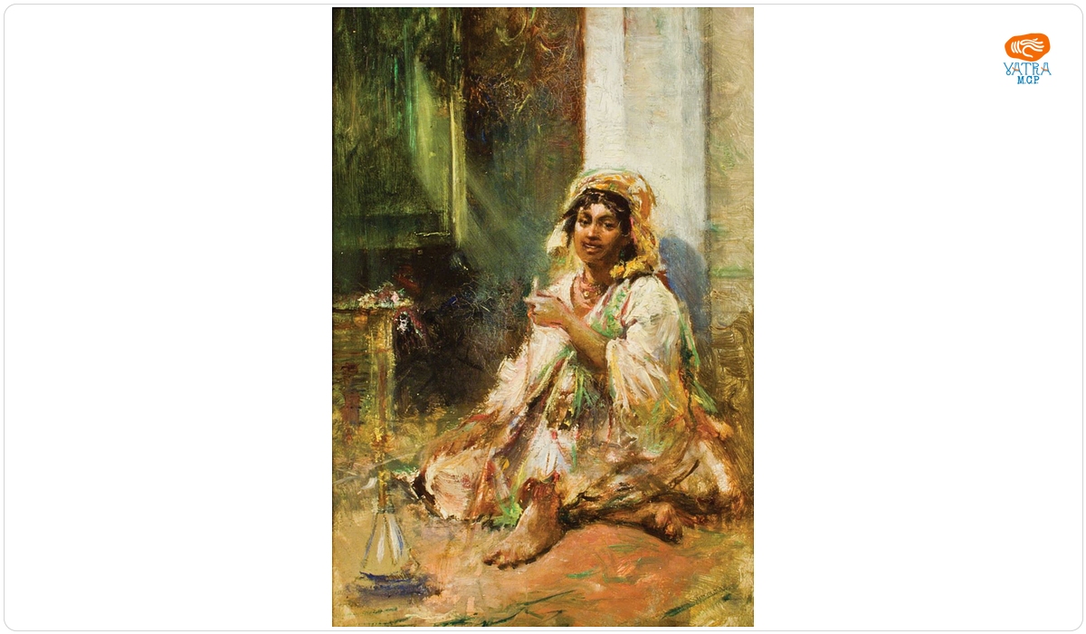 Cadână cu narghilea