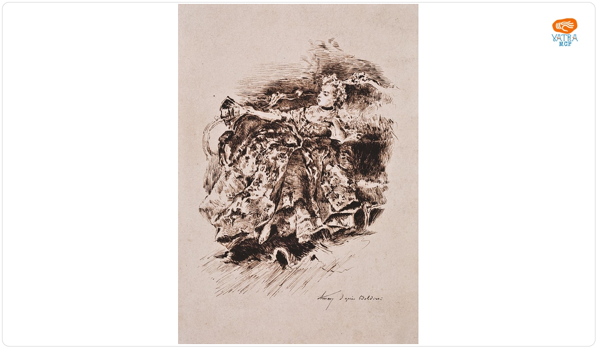 Marchiză (copie după Boldini)