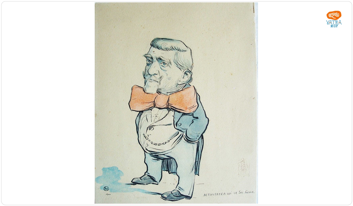 Nicolae Petrescu Găină — Portret de bărbat (Emil Racoviță?)