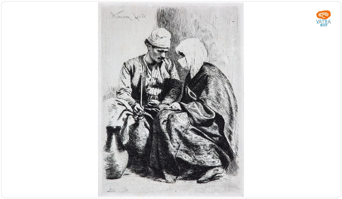 Convorbire între un turc și o cadână: un secret (Le Secret)