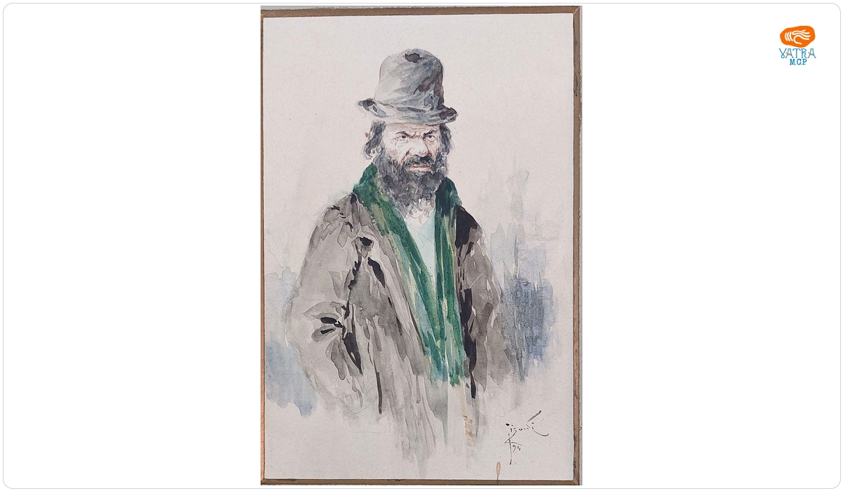 Constantin Jiquidi — Portret de evreu