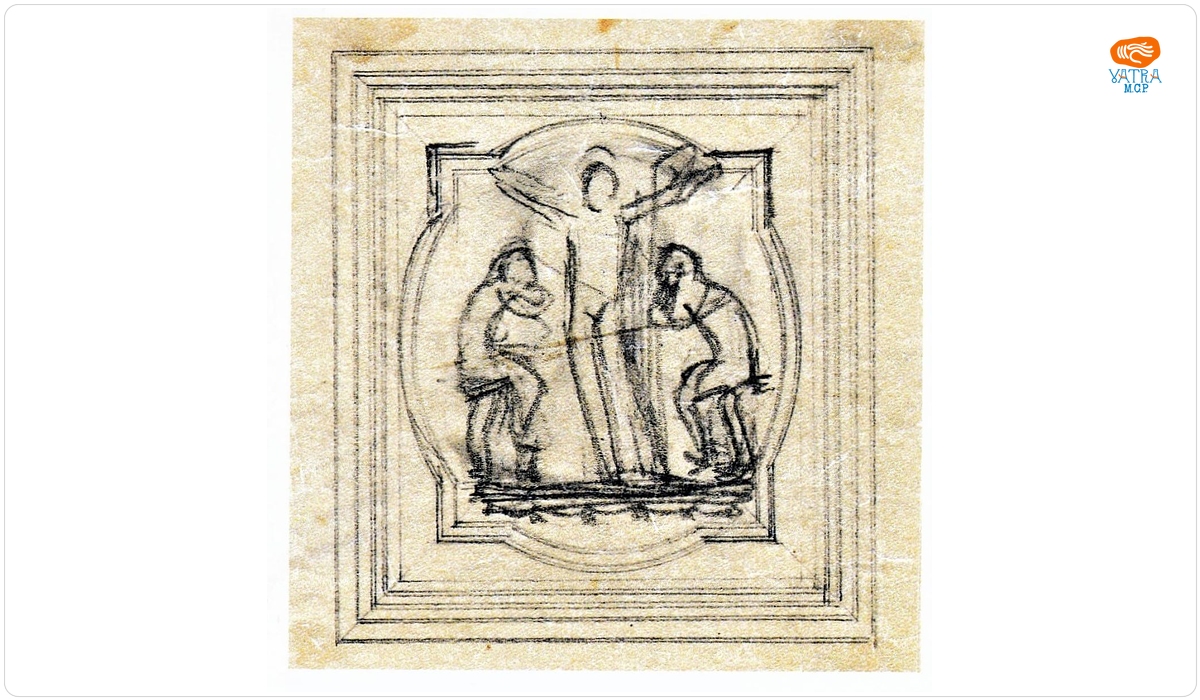 Schiță basorelief „Răstignirea”