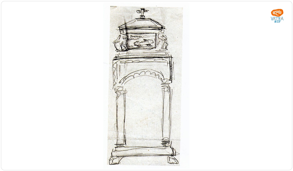 Schiță monument funerar