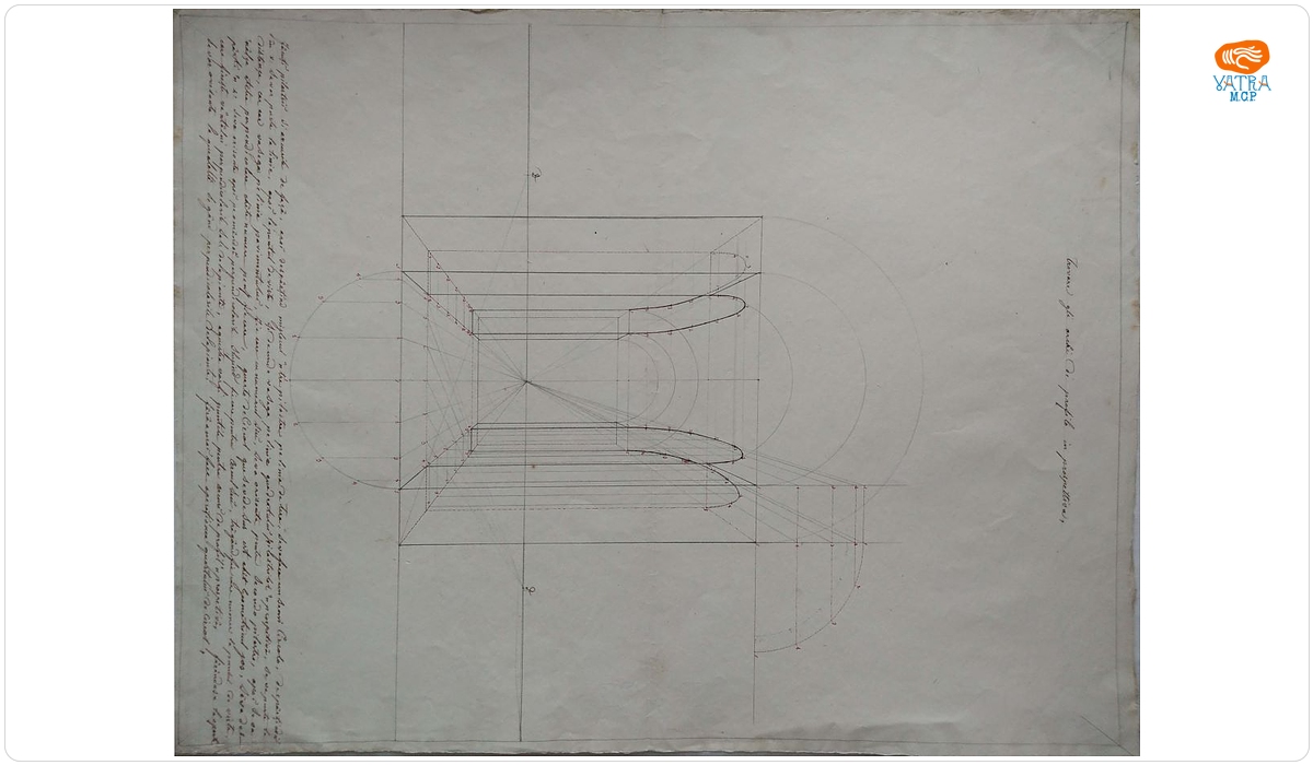 Studiu de perspectivă - arce și pilaștri