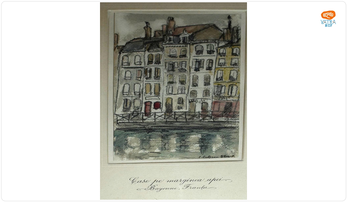 Case pe marginea apei (Bayonne, Franța)