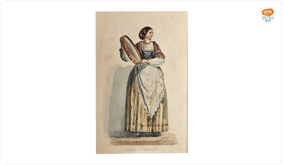 Costum italian feminin