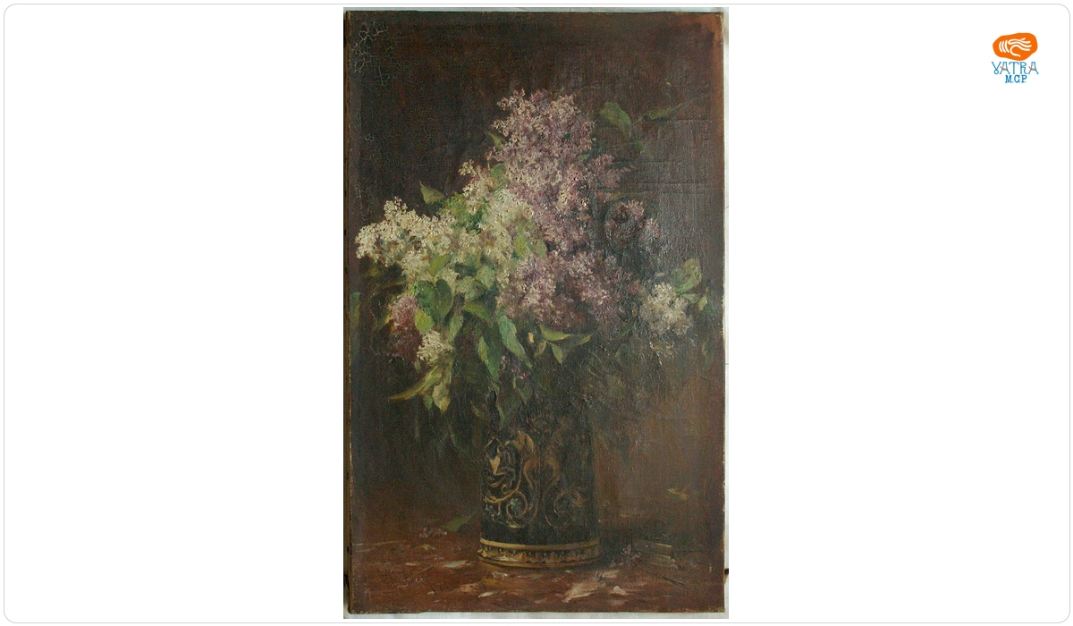 Liliac într-un vas