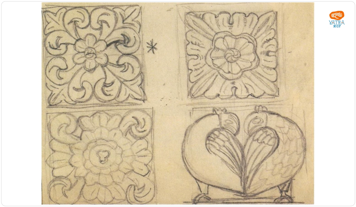 Ornamente inspirate din plastica medievală românească