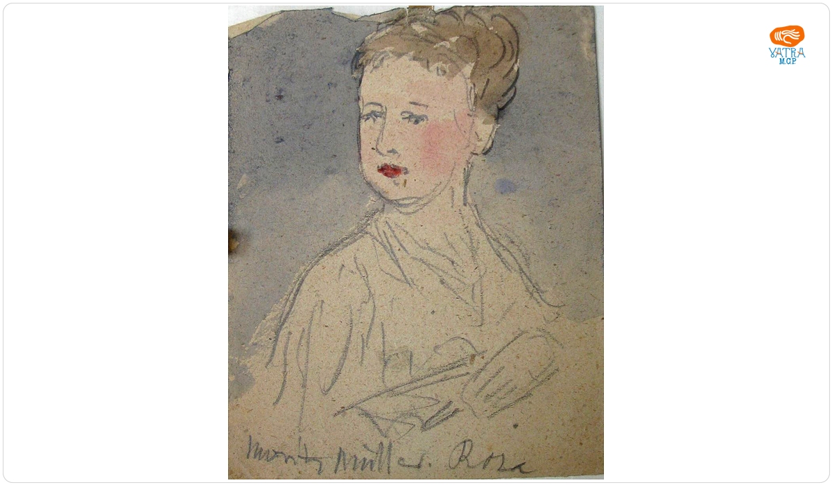 Portret de femeie blondă - Roza