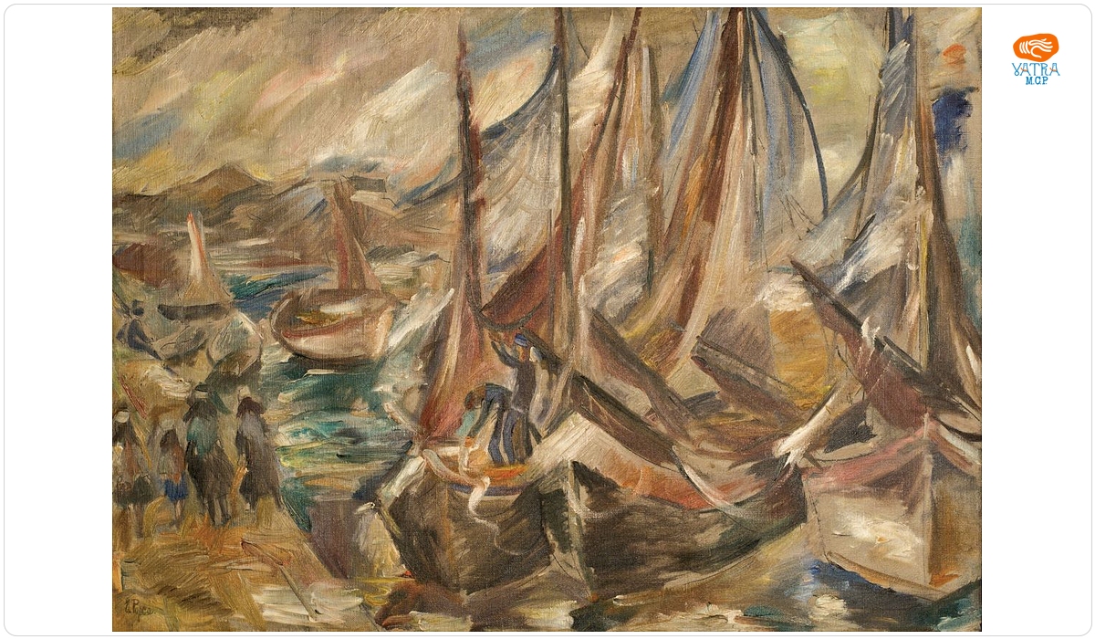 Elena Popea — Bărci (Port în Bretania)