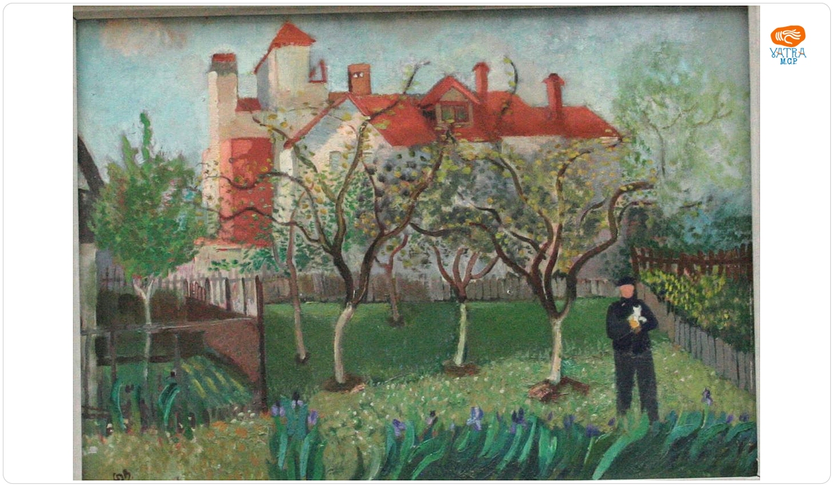 Lucia Dem Bălăcescu — Casa Arghezi (Tudor Arghezi în față la Mărțișor)