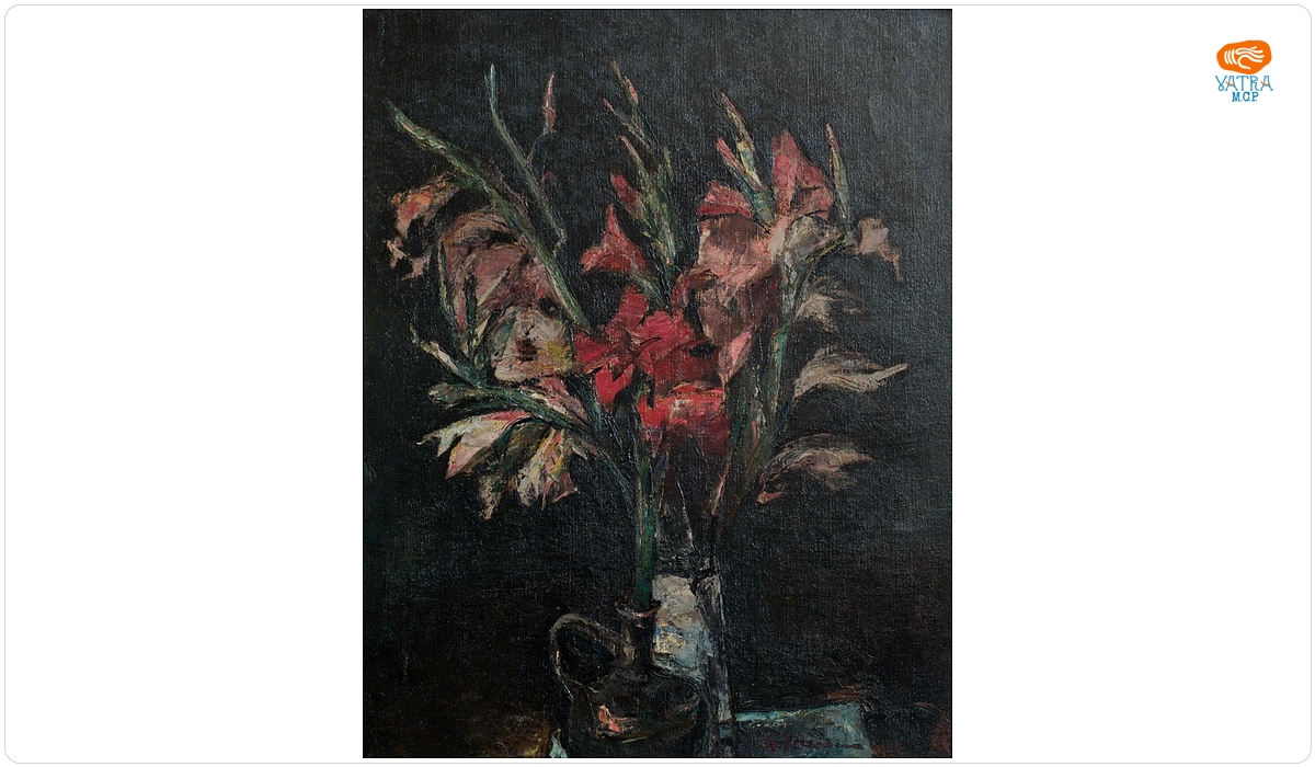 Gheorghe Petrașcu — Flori (Gladiole)