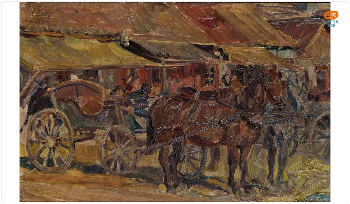 Jean Alexandru Steriadi — Târg (Halele centrale)