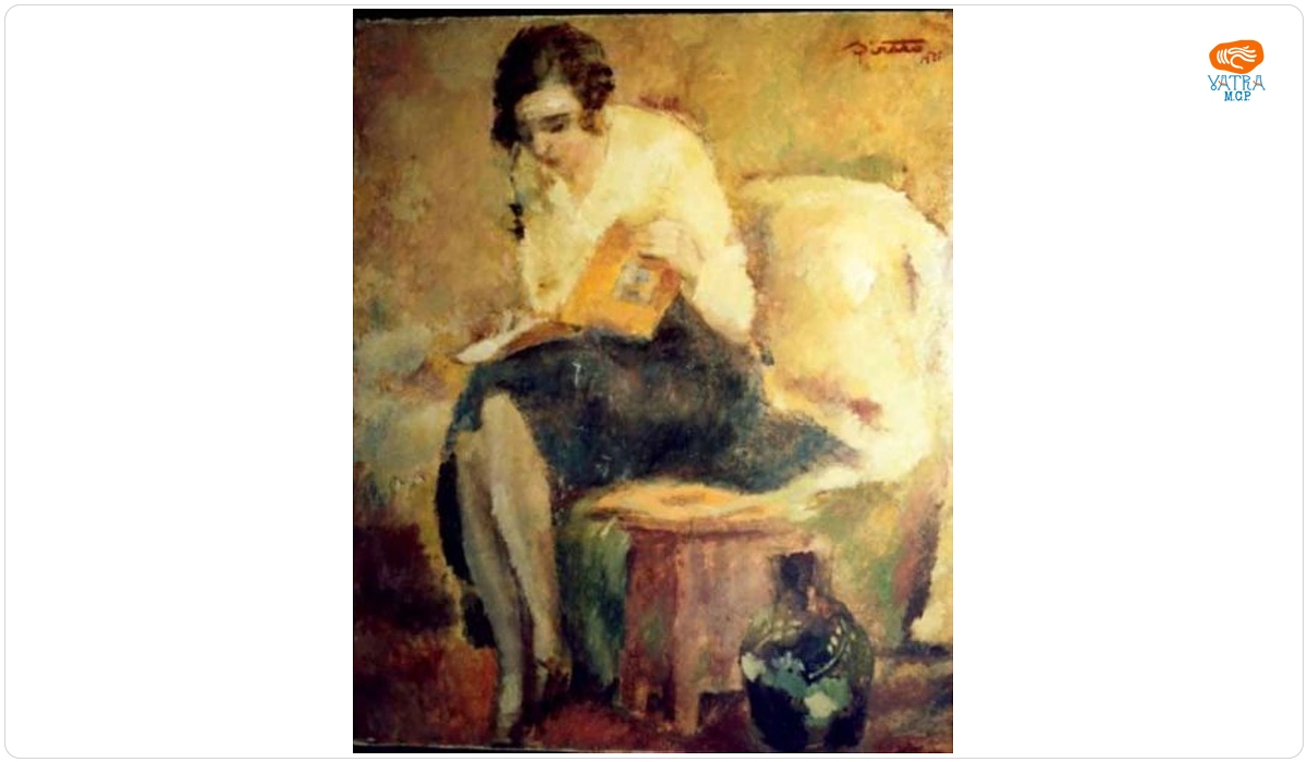 Francisc Șirato — Femeie citind