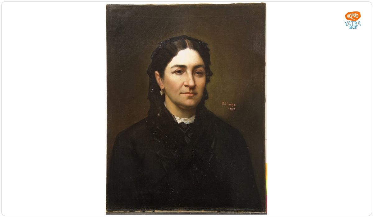Portret de femeie în negru