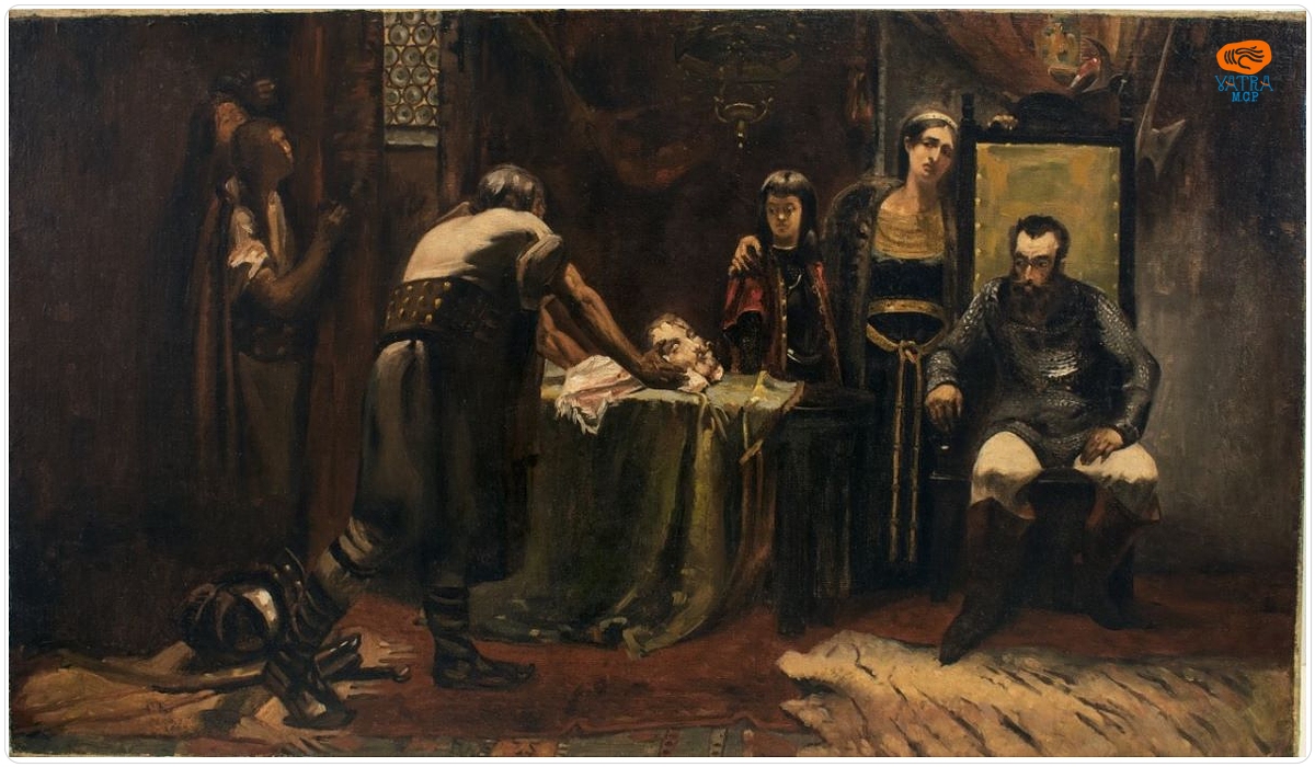 Țăranii secui aduc lui Mihai Viteazul capul lui Andrei Báthory