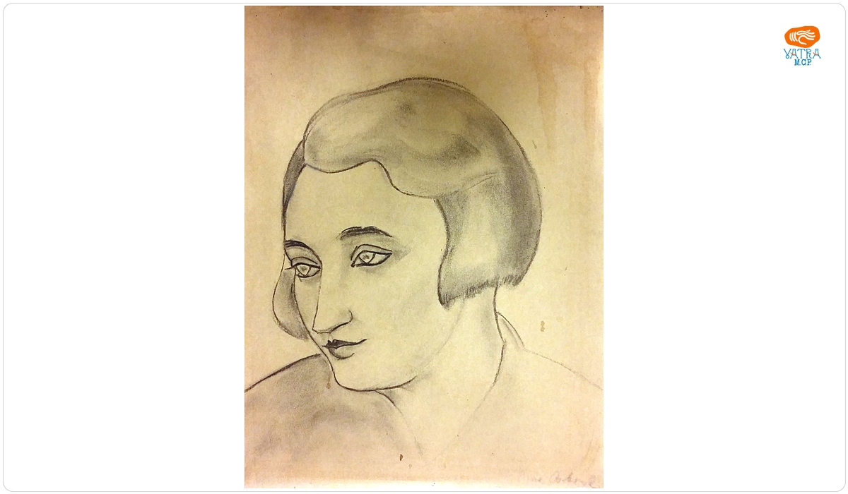 Tamara Nina Arbore — Portret de femeie - Iudita Lieblich, soția colecționarului