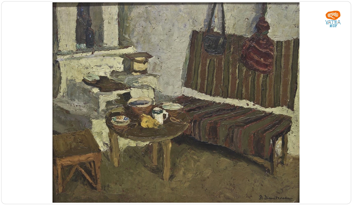 Ștefan Dimitrescu — Interior țărănesc (Studiu pentru „Cina”)