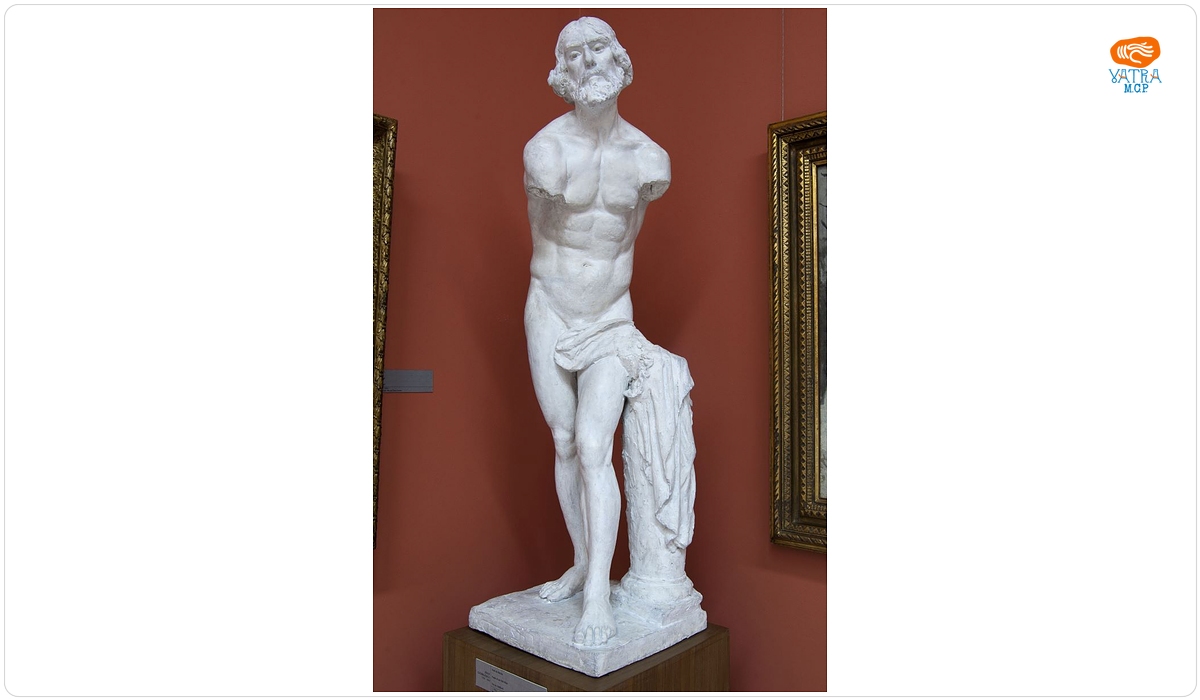 Nud de bătrân (Studiu)