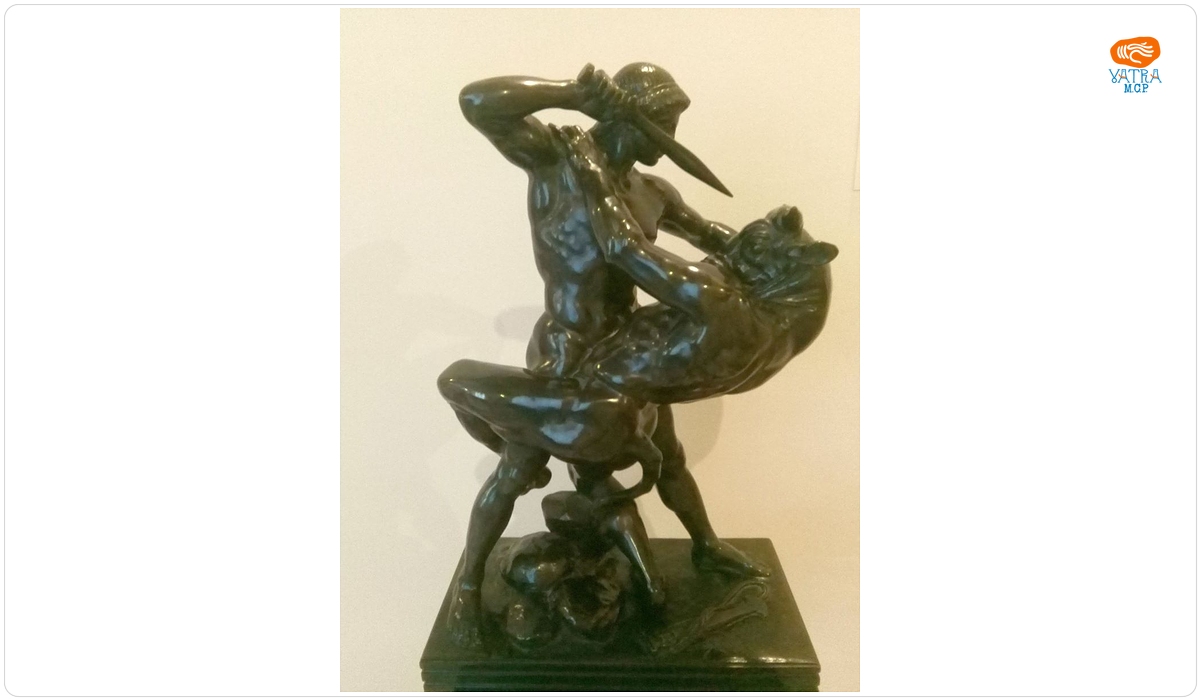 Antoine Louis Barye — Tezeu și Minotaurul