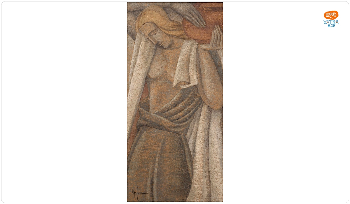 Olga GRECEANU — Panou decorativ: Samariteanca