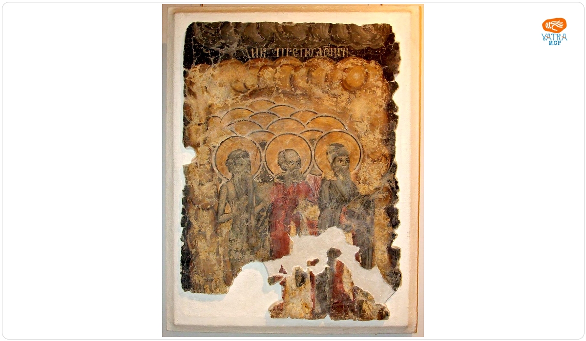 Judecata de Apoi - pictură murală religioasă (fragment)
