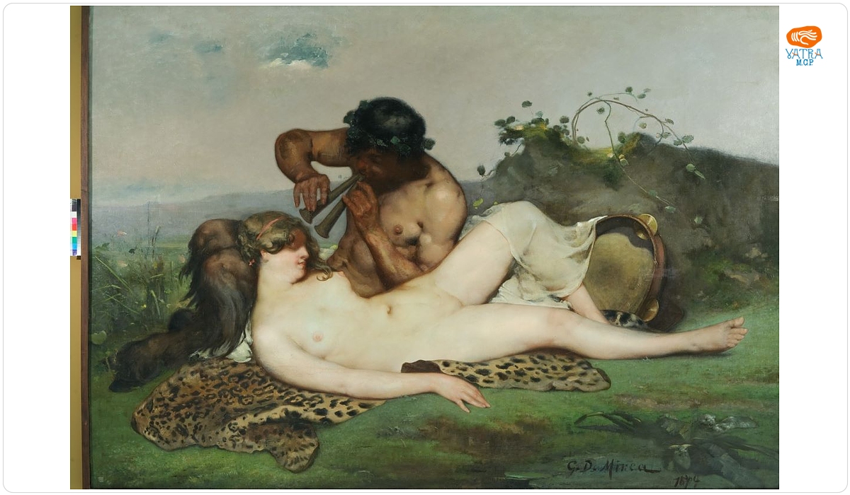 Bacantă și faun