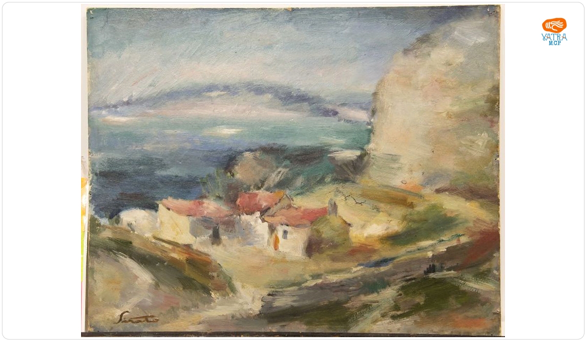 Peisaj cu case