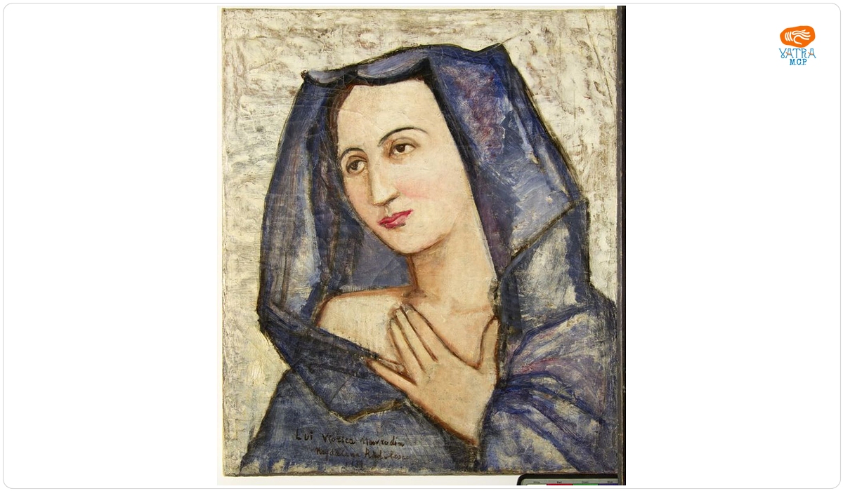 Magdalena Rădulescu — Madona în albastru - Viorica Mavrodin