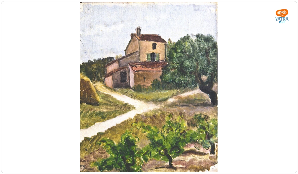 Peisaj cu casă-Franța (O casă)