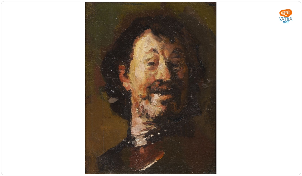 Corneliu Baba — Omul care râde (interpretare după Rembrandt)
