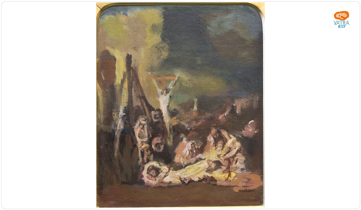 Pietá (interpretare după Rembrandt)