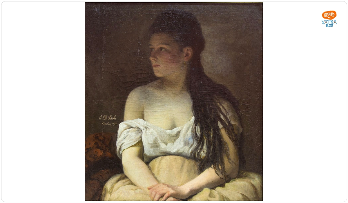 Constantin Dimitrie Stahi — Portret de fată
