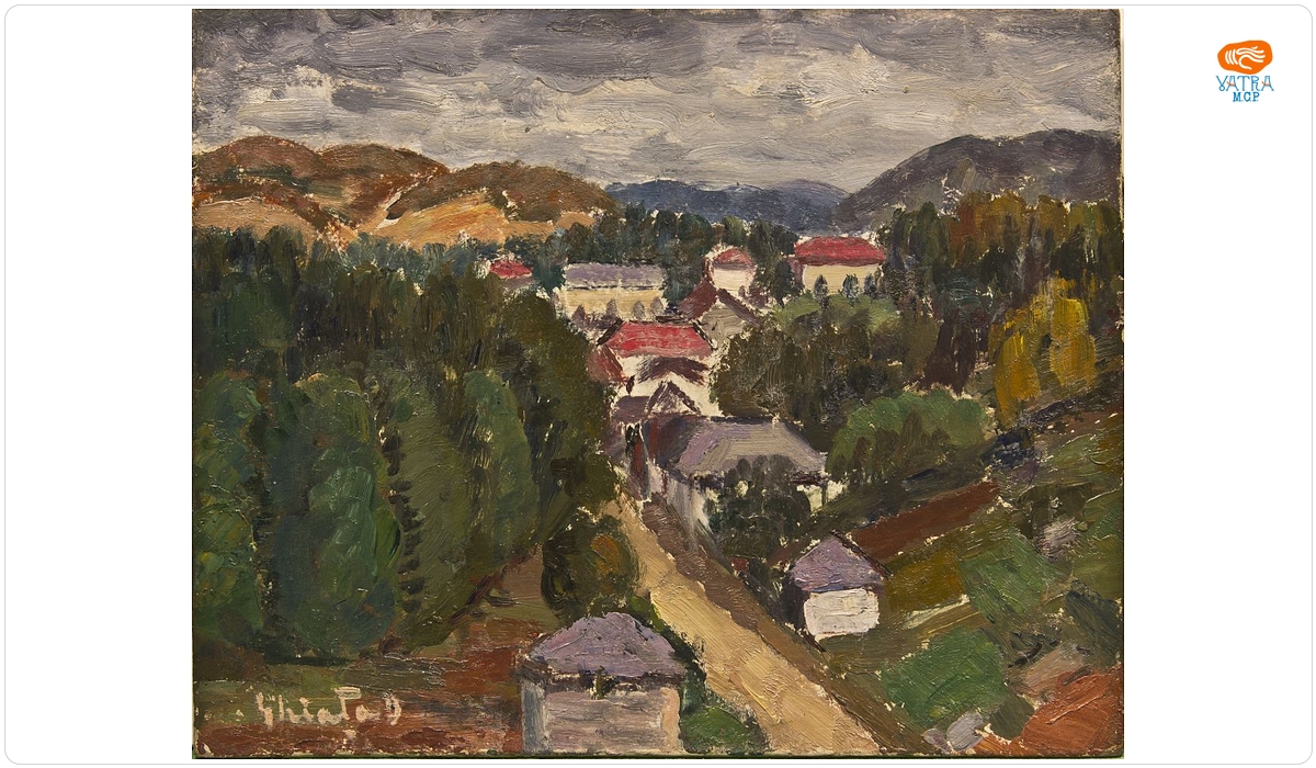 Dumitru Ghiață — Peisaj la Baia de aramă