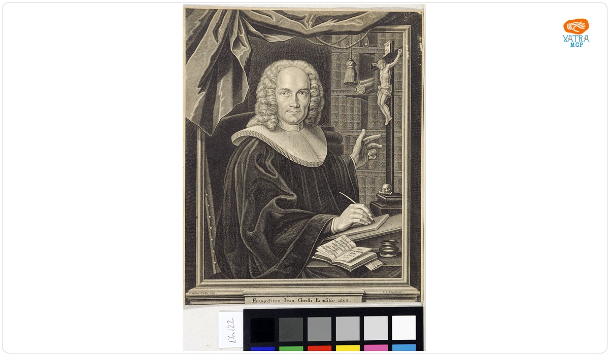 Johann Jakob Kleinschmidt — Portret de bărbat