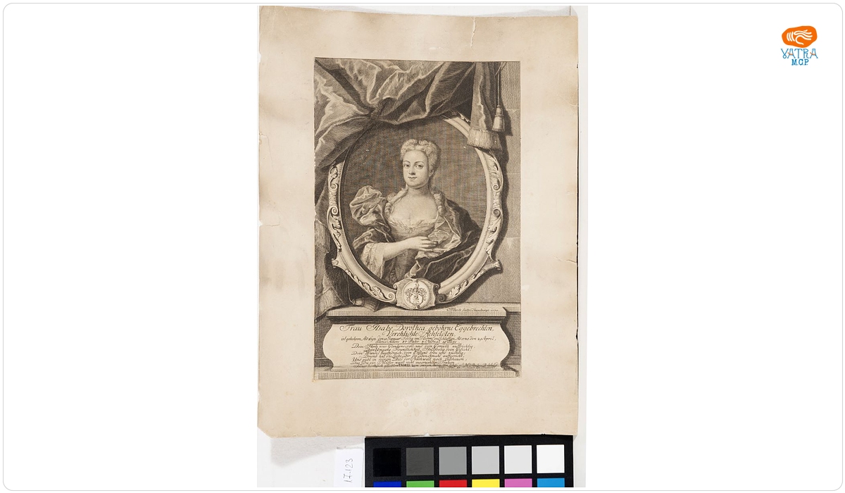Portret de femeie: Frau-Ilsabe Dorothea