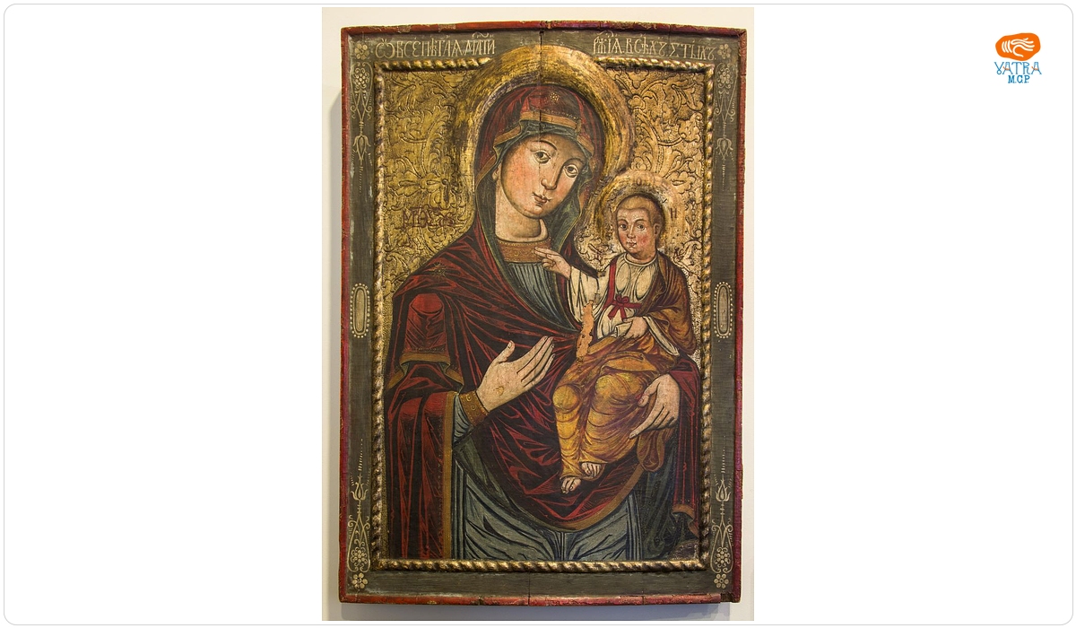 Maica Domnului cu pruncul; Icoană de catapeteasmă; Icoană împărătească