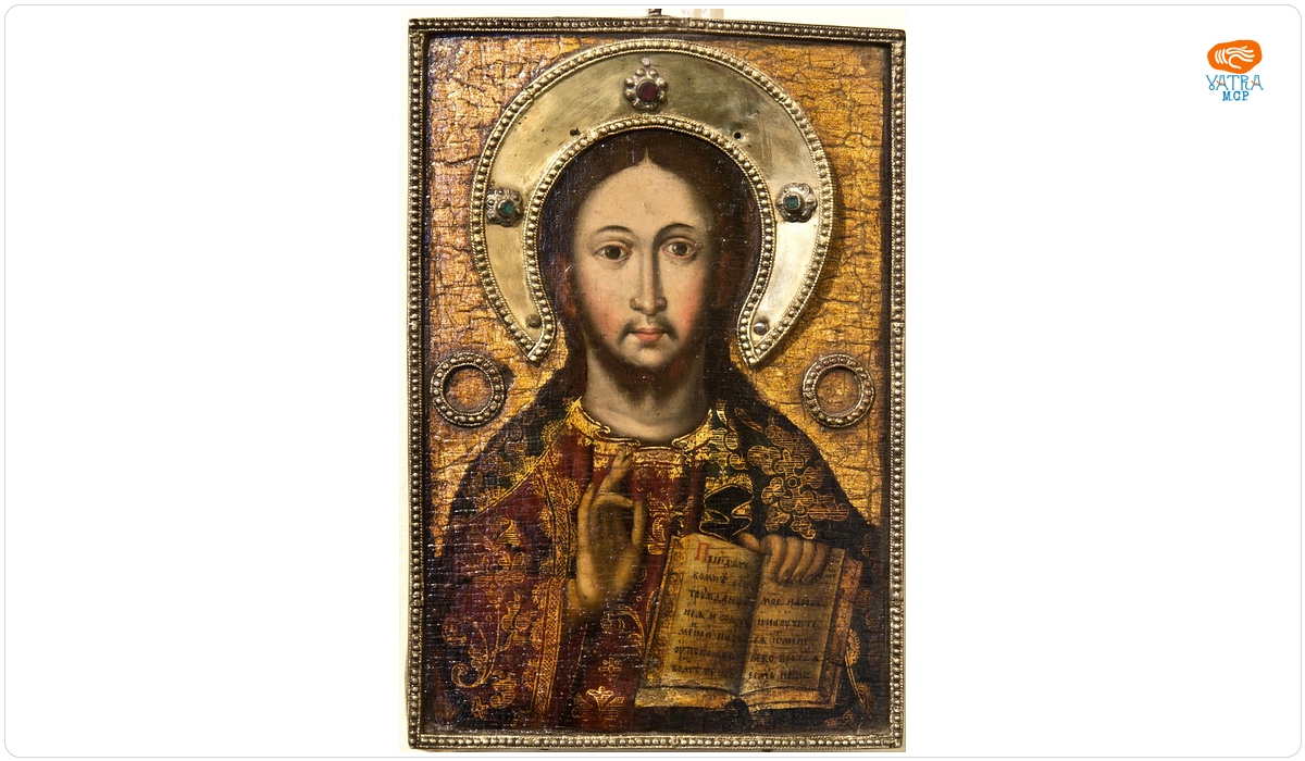 Iisus Hristos Mare învățător; Icoană ferecată