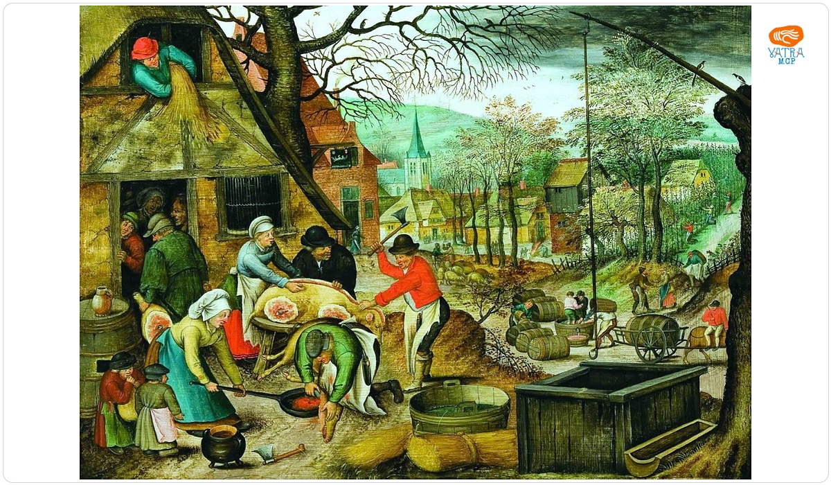 Pieter Brueghel Cel Tânăr — Toamna