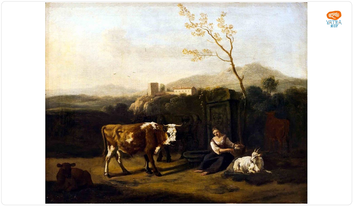 Peisaj cu animale
