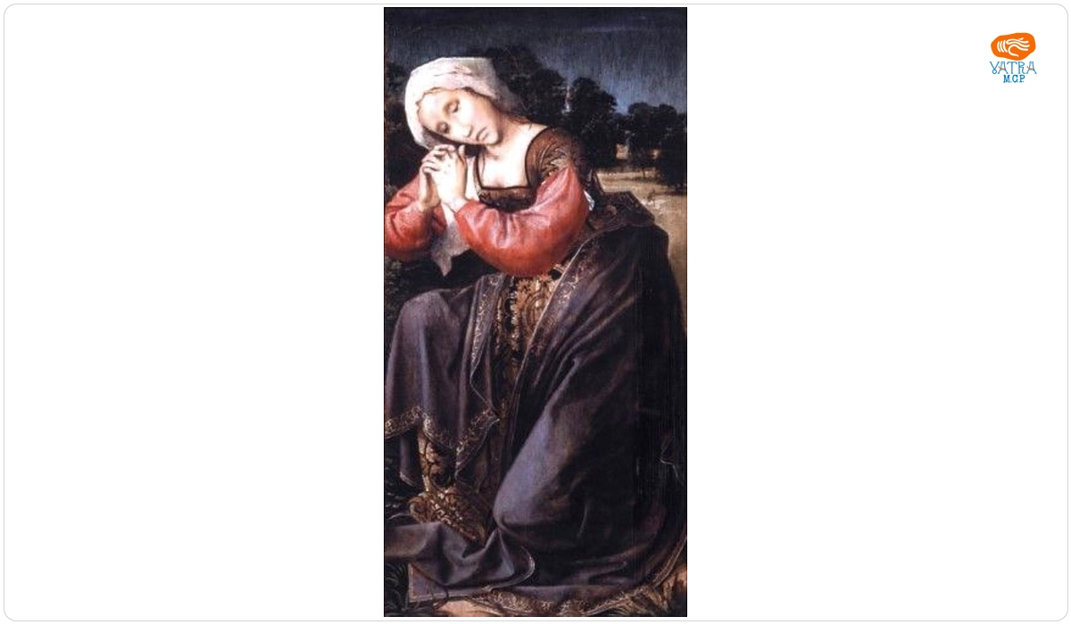 Sfânta Magdalena la piciorul crucii